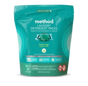 laundry detergent packs – beach sage. 42 ct